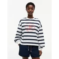 Tommy Hilfiger Sweatshirt TH Relaxed Fit Rundhals-Sweatshirt Baumwolle, relaxed fit