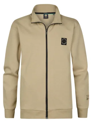 Petrol Industries - Boys Sweater Collar Zip Light Tan - Gr. - 140