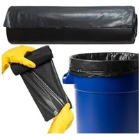Sarcia.eu Müllbeutel Schwarze Müllsäcke 240L XXL, universell & langlebig – 10 Stück
