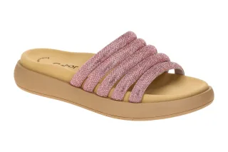 Gabor 63.752.80 Damen Pantoletten in Soft Pink mit bequemem Fu?bett