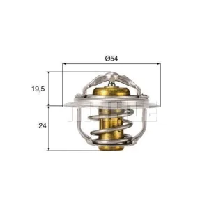 Behr Thermostat mit Dichtung Audi A4 A5 A6 Q5 Seat Exeo 2,0