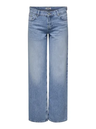 ONLY - ONLBRENDA LOW WIDE DNM CRO158 NOOS Light Medium Blue Denim - Gr. - 32