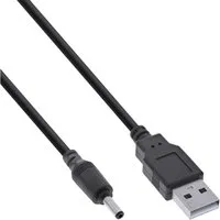 Inline InLine® USB DC Stromadapterkabel, USB A Stecker zu DC 3,5x1,35mm 3m Stromkabel