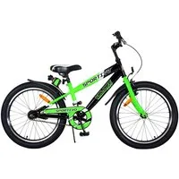 Volare Kinderfahrrad 20 Zoll Kinder Jungen Fahrrad Kinderfahrrad Rad Sportivo Grün 22114, 1 Gang, Rücktrittbremse, Seitenständer, Schutzbleche, Trinkflasche, Klingel