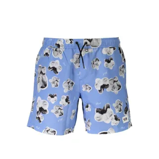 Karl Lagerfeld Azzurro Polyester Herren Badeboxer