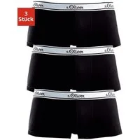 s.Oliver Hipster (Packung, 3-St) knapp sitzende schöne Retro Pants aus Baumwollmischung