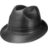 Lipodo Trilby (1-St) Stoffhut mit Lederband, Made in Italy