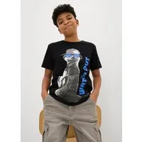 bonprix T-Shirt normale Passform, Kurzarm, mit Rundhalsausschnitt