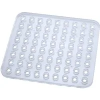 WENKO Abtropfmatte Spülbeckeneinlage KRISTALL, Transparent, B 31 cm