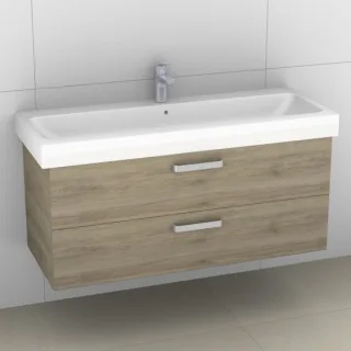 Artiqua 413 Waschtischunterschrank für iCon 124025 Sanremo Eiche quer NB, 413-WU2L-K34-7144-428 413-WU2L-K34-7144-428