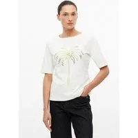 s.Oliver Kurzarmshirt T-Shirt T-Shirt mit Pailletten
