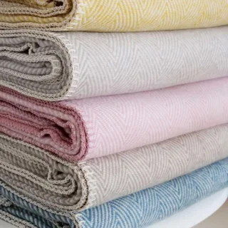 RIEMA XL Kuscheldecke FINN aus 100% Bio-Baumwolle