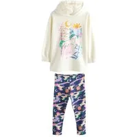 Next Top & Leggings Hoodie mit Grafikprint und Leggings im Set (2-tlg)