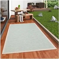 Pergamon Outdoorteppich In & Outdoor Teppich Flachgewebe Ottawa Bordüre, Rechteckig, Höhe: 4 mm