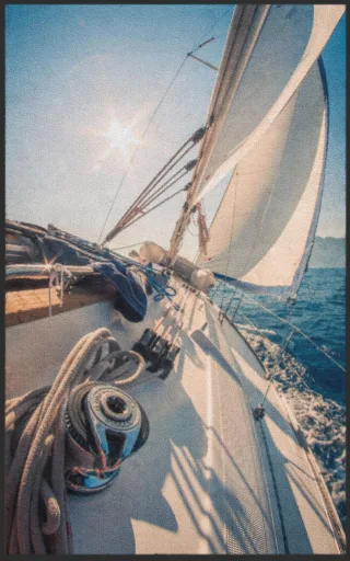 Fussmatte Segeln 7156 | Größe: 60 cm x 90 cm