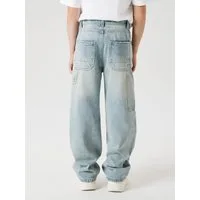 Name It 5-Pocket-Jeans NKMRYAN für Jungen mit geradem Bein und 5-Pocket-Style unifarben, casual, straight fit, Baumwolle, Denim