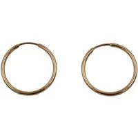 Firetti Paar Creolen Schmuck Geschenk Gold 585, Gold, Made in Germany