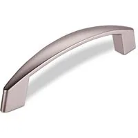SO-TECH® Möbelgriff Bügelgriff THEA BA 96 - 128 mm - incl. Schrauben, Lochabstand 96 mm Nickel matt - inkl. Schrauben