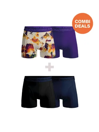 Muchachomalo Herren Boxershorts – 2+2 Stück – Herren Unterhosen