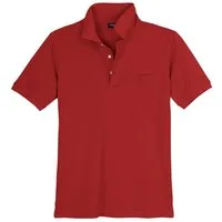 redfield Poloshirt Redfield Basic Poloshirt rot Übergröße Ralph