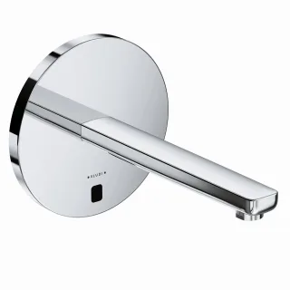 Kludi ZENTA-E Unterputz-Wandarmatur, Run ohne Mischhebel, 240mm Ausl. chrom, 3840305 3840305