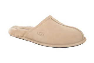 UGG 1101111 san SCUFF Herren Pantoletten beige Nubuck Warmfutter