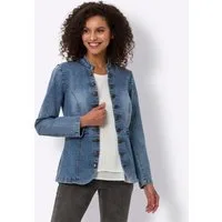 heine Blusenblazer Jeans-Blazer Langarm