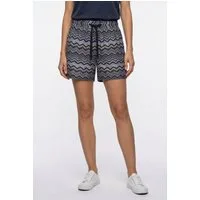STREET ONE Shorts Style Emee Sommershorts mit Zick-Zack-Muster