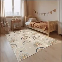 HANSE Home Kinderteppich Bowie, rechteckig, Höhe: 10 mm, Pflegeleicht, Weich, Kinderzimmer, Spielteppich, Spielunterlage