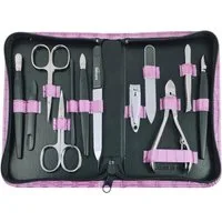 EloModa Maniküre-Kosmetik-Etui Maniküre Pediküre Set 12-teilig Solingen Qualität Made in Germany –, 12 tlg., Made in Germany