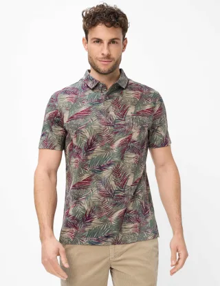 Brax Herren Polo Style PHILO light khaki Grün Khaki, grün - khaki, Gr. XXXL