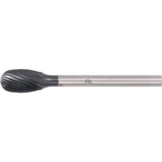 PFERD TOOLS Hartmetall Hochleistungsfrässtift Tropfen TRE Ø 06x10mm Schaft-Ø 3mm Z5 HICOAT beschichtet universal fein - 21235054