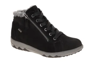 Waldl?ufer 961971 H-TERESA Damen Winterstiefeletten schwarz mit TR Synthetik ...