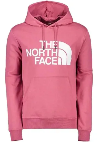 The North Face Standard Herren Hoodie in Rot Violett
