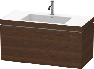 Duravit L-Cube c-bonded Set wandhängend Nussbaum gebürstet Matt 1000x480x500 mm - LC6918O6969 LC6918O6969