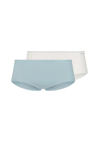 SKINY - Skiny Damen Panty Doppelpack SKINY ADVANTAGE Cotton Stretch sterlingivory selection - Gr. - 44