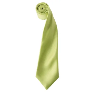 Premier Herren-Krawatte aus Satin (schmale Klinge) (Limette)