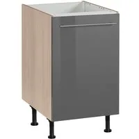 OPTIFIT Spülenschrank Bern 50 cm breit, mit 1 Tür, mit höhenverstellbaren Füßen, mit Metallgriff