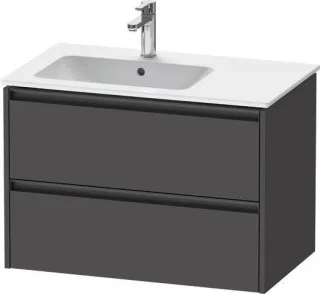 Duravit Ketho.2 Waschtischunterbau wandhängend Graphit Matt 810x480x549 mm - K25267049490000 K25267049490000