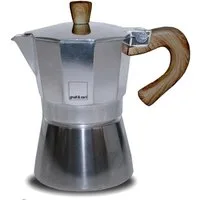 gnali & zani Espressokocher, Induktion, silberfarben