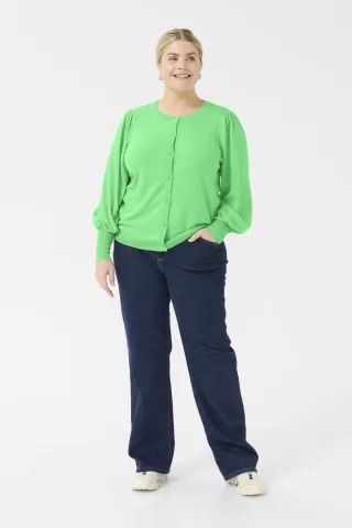 Strickjacke Regular fit green