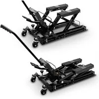 Bituxx Motorradheber hydraulisch 11,5-37,5cm bis 680kg Schwarz, max. Hubhöhe: 37.5 cm, MS-19735