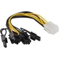adaptare adaptare 36052 Grafikkarten-Stromadapter (PCI-e, 6-polig weiblich auf Computer-Kabel