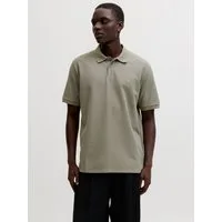 Jack & Jones Poloshirt JJEAUSTIN POLO SS NOOS Materialmix, regular fit