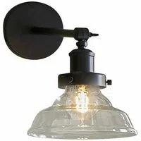 Mirabeau Wandleuchte Wandlampe Manel schwarz/klar