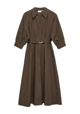 comma - Kleid braun - Gr. - 32