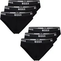 BOSS Slip Cotton Stretch (6-St) mit umlaufend eingewebtem Markenschriftzug