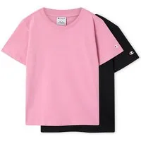 Champion T-Shirt ICONS 2 pack Crewneck T-Shirt (2-tlg) Kurzarm, Rundhalsausschnitt, aus Baumwolle