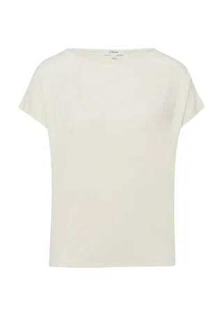 s.Oliver - T-Shirt beige - Gr. - 38