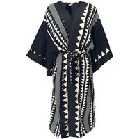 Guru-Shop Kimono Kimono, Oversize Kimono Mantel, Kimonokleid -.., alternative Bekleidung